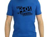40th birthday T-shirt tee top shirt birthday gift present