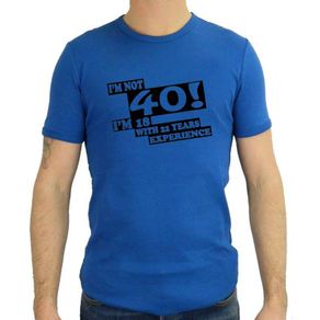 40th birthday T-shirt tee top shirt birthday gift present