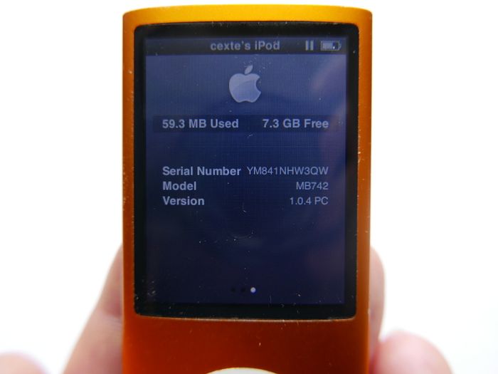 Apple iPod Nano 4th Gen 8GB  A1285 Used MP3 Player WORKING
