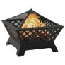 Fire Pit with Poker 64 cm XXL Steel Image 5