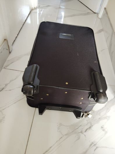 black suitcase
