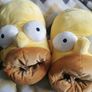 homer Simpson slippers mens size large Image 6