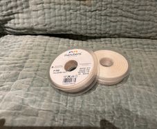 Double Satin Ribbon in Ivory - 3mm - 2x100m rolls