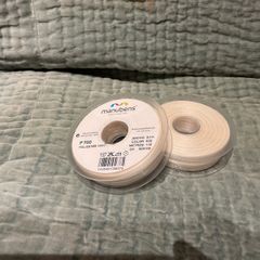 Double Satin Ribbon in Ivory - 3mm - 2x100m rolls
