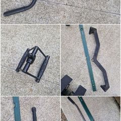 Gym Equipment. Lat Pulldown Extensions and Landmine Handle. 10 euro each.