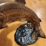 Beswick Leaping Brown Trout Vintage X 2. Model 1032 Trout. 16cm Heigh.  Model No 1390 Trout 11cm Heigh. See Photos. Image 8