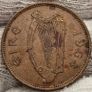 Ireland 1964 1/2d Halfpenny Image 2