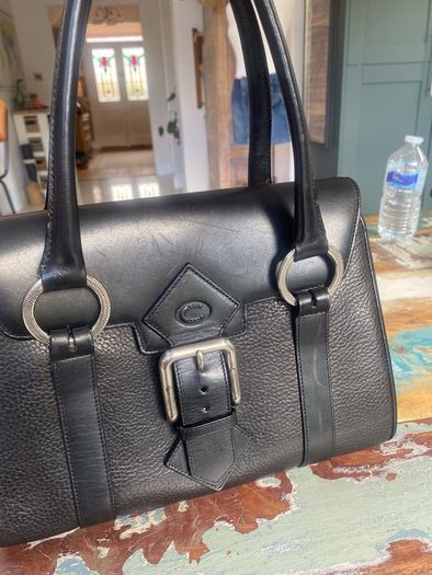 Vintage Chesneau Black Leather Bag