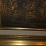 Vintage Oil on Canvas Landscape Ducks in Flight - Signed and Framed Image 5