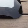 5 Retro curved black glass frames Image 4