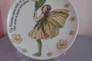 Flower fairy plate, Ornament, Home decor, Collcetables