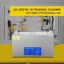 22L Ultrasonic Cleaner Machine Stainless Steel Ultrasonic Cleaning Machine Digital Heater Timer Jewelry Cleaning for Commercial Personal Home Use(22L) Image 3