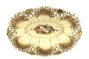 Antique French pottery bowl