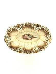 Antique French pottery bowl