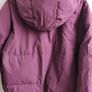 Primark Plum Purple Hooded Puffer Jacket Coat Size L Image 8