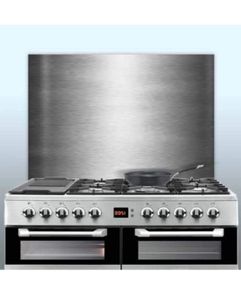 Stainless steel splashback