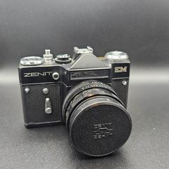 Zenit-EM 35mm Film Camera + 58mm Lens - Vintage Soviet SLR