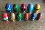 Vintage Hand Painted Wooden eggs (Not toys)