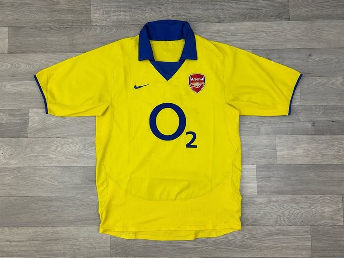 Genuine Vintage 2003 Nike Arsenal London Away Jersey Shirt Mens S/M