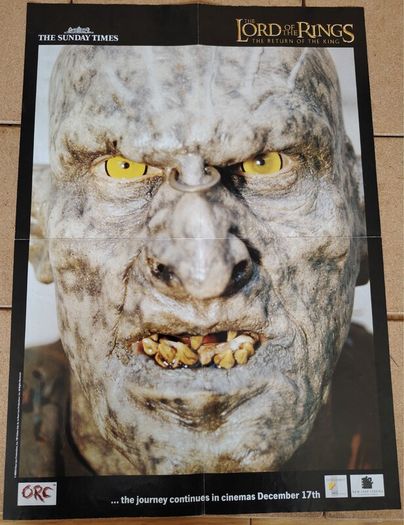 The Lord of the Rings The Return of the King  Legolas/Orc Poster