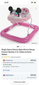 Minnie Mouse walker
