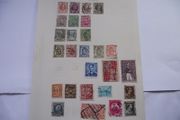 A Collection of Stamps from Belgium on loose pages