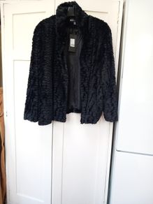 Fur Fabric Jkt. XL New With Tags