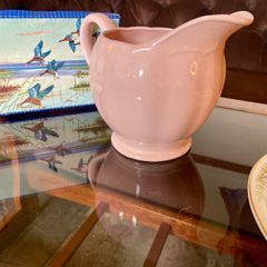 Vintage Grindley Peach Petal or Ceramic or Jug Soft Pink Glaze 1940s to the 1950s