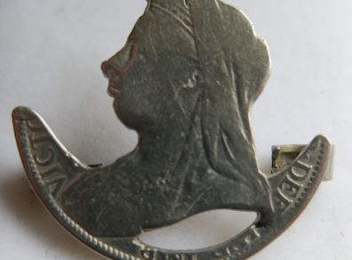 Antique 1898 Sterling Silver Broch 6,9g