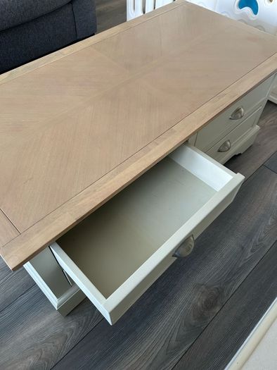 Wood coffee table