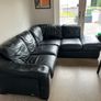 Italian leather corner sofa Image 10