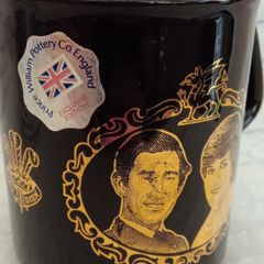 Vintage Commemorative Mugs Celebrating The Wedding Of Princess Diana Spencer To Prince Charles