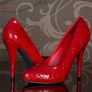 lacquered heels size 35,5 36 37 39 red cream dirty pink black Image 5