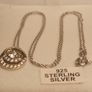 Sterling Silver Swarovski Zirconia Pendant and Chain Image 7