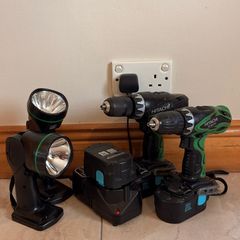 Hitachi Drill set & Torch Set & Charger