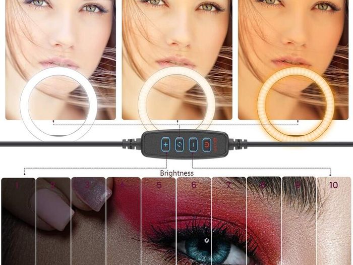 Free Postage! Ohotter 10" Ring Light with Stand.