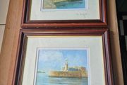 2 original signed by artist lithographs     print