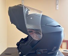 Bogotto H271 Medium Bluetooth Flip up Helmet in Matte Black