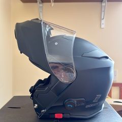 Bogotto H271 Medium Bluetooth Flip up Helmet in Matte Black
