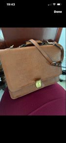 Quality Leather Briefcase/ laptop Bag