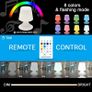 Table Lamp with Bluetooth Speaker, Rechargeable LED Night Light, Portable Dimmable Bedside Lamp with Remote and 16 Colors Changing for Bedroom/Office/Outdoor/Reading/Party Image 2