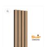 Composite Slatted Cladding Oak Black Inlet Image 2