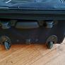 Small Wheeled Travel Case - Clean, Sturdy, Missing Extendable Handle Image 2
