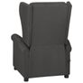 Recliner Chair Dark Grey Fabric Image 4