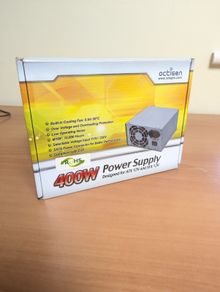 Octigen 400W ATX PC Power Supply PSU  New  Unused
