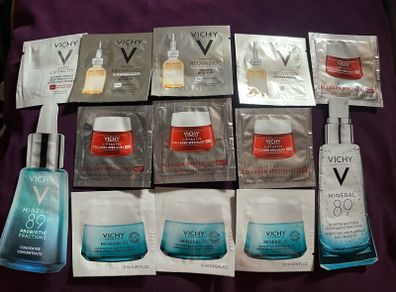 Vichy Mineral 89 moisture boosting cream lift activ collagen b serum