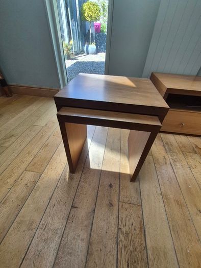 TV Unit, Tall display unit, nest of side tables