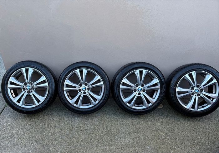 18" Genuine BMW Style 569 Alloy Wheels & Tires Set (5x112)