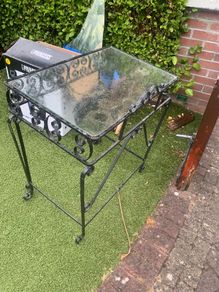 Cast iron table