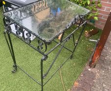 Cast iron table